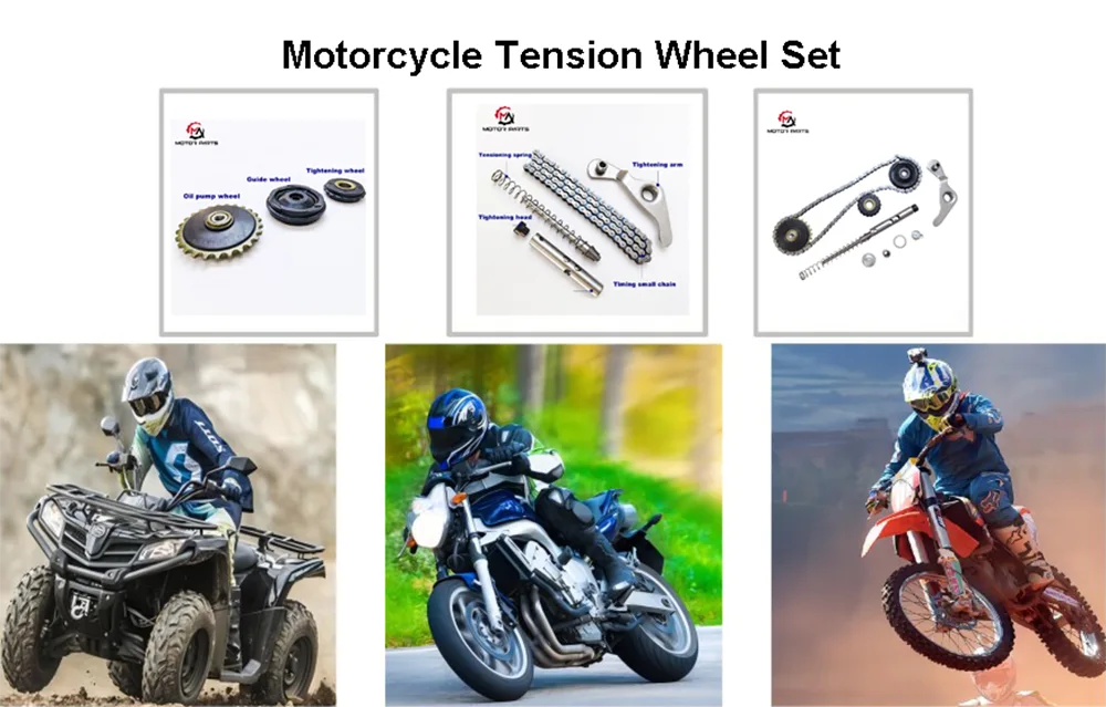 Motorcycle Tension Wheel Set