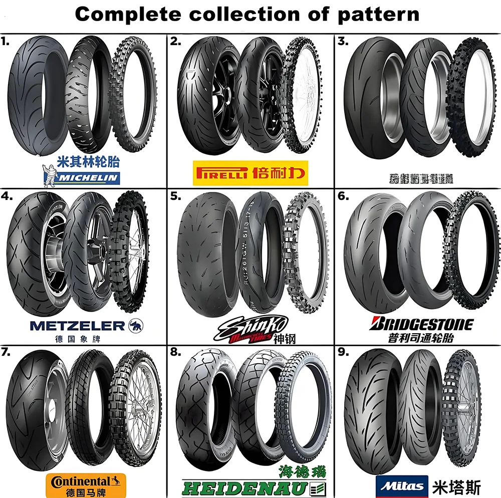 motorcycle tire tread pattern