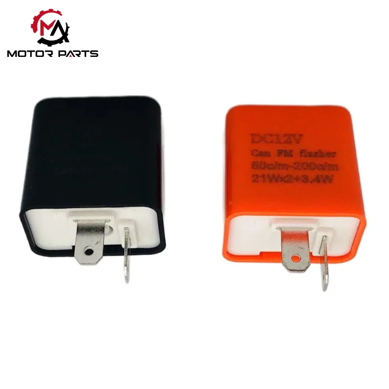 Flasher sinyal belok LED sepeda motor yang dapat disesuaikan